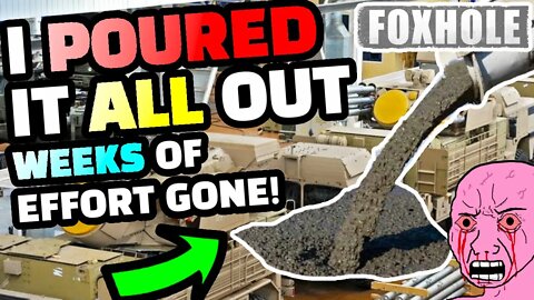 Sent a WHOLE ZONE Back to the Stone Age - Foxhole