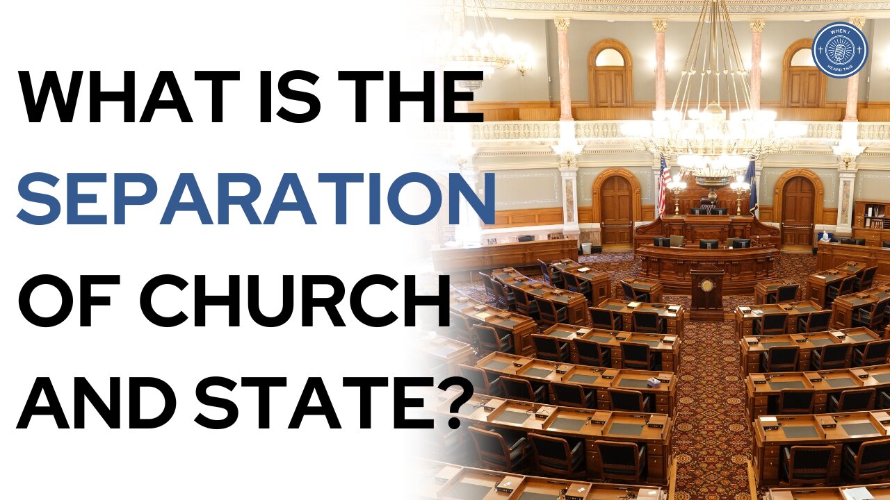 What is the separation of church and state?