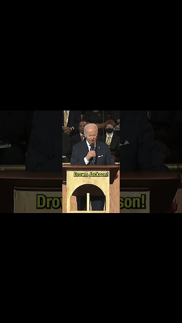 DROWN JACKSON!? Biden forgets the name of the Supreme Court Justice HE APPOINTED!