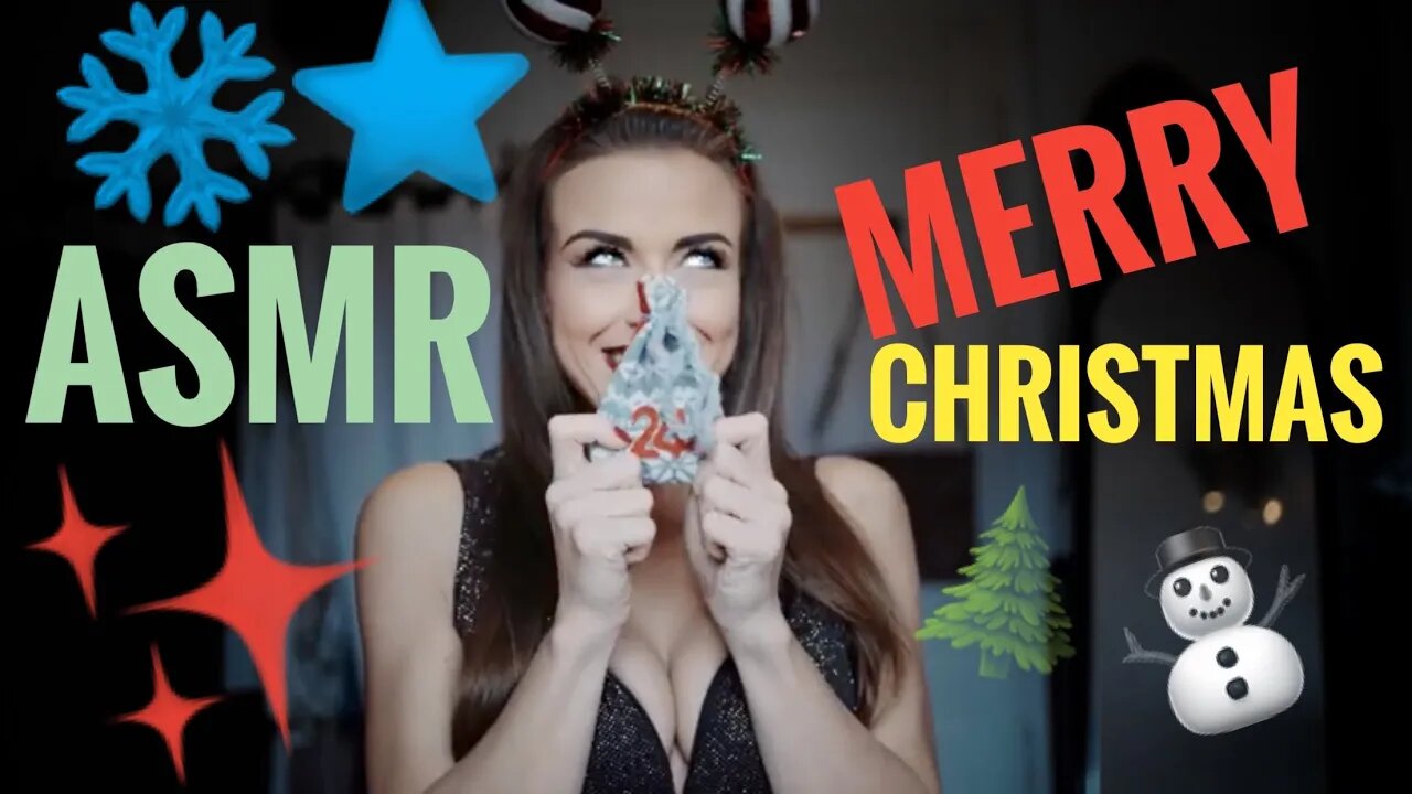 ASMR Gina Carla 🎄 Day 24 - Advent Calender! Cheers 🥂