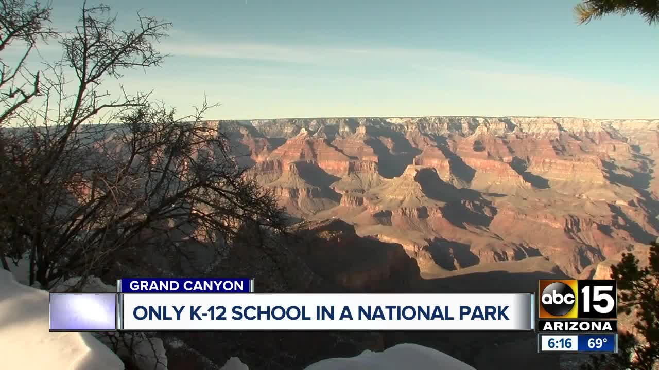 Grand Canyon home to only K-12 school on national park land.