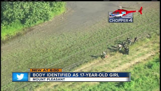 Body identified in Mt. Pleasant as missing 17-year-old