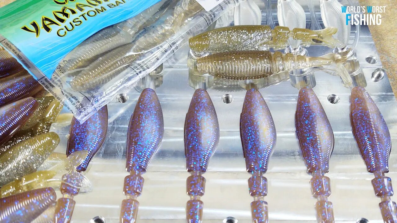 How-To Match Yamamoto ELECTRIC SHAD & TN SHAD, Using a New Trailer Bait Mold