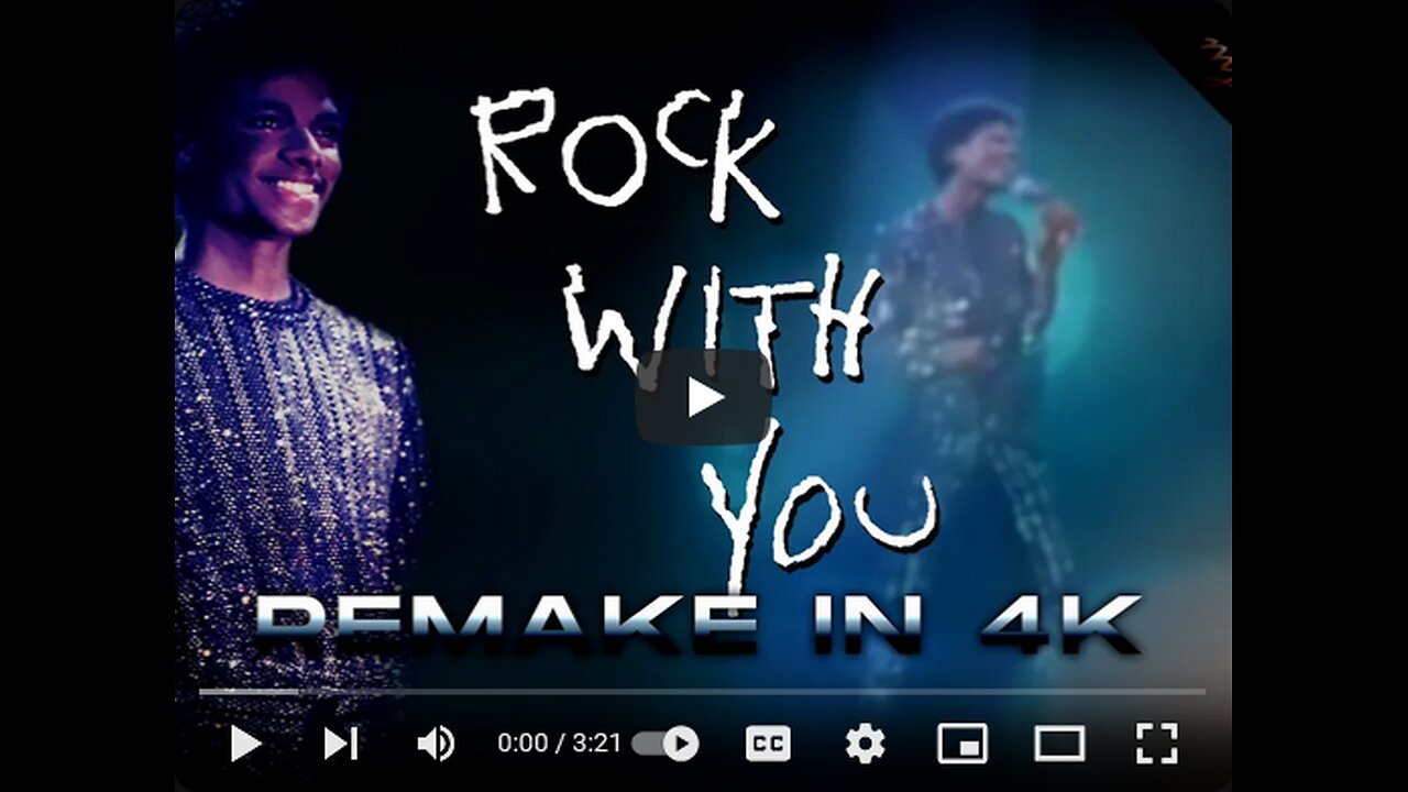 Michael Jackson - Rock With You (4K 60FPS Remastered)