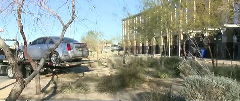 Car removed from North Las Vegas City Hall courtyard