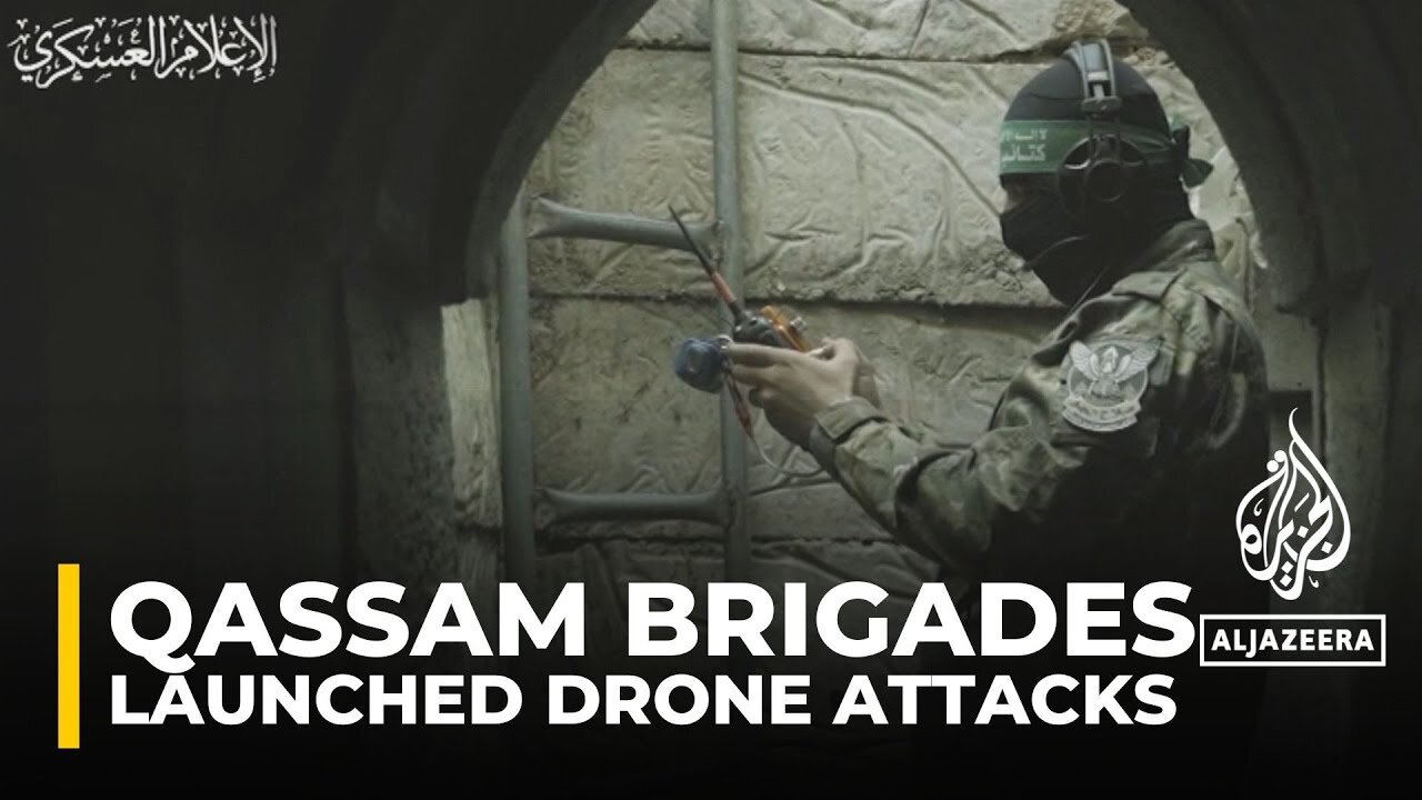 The Qassam Brigades says it has launched two 'suicide drone' attacks at Israeli army locations