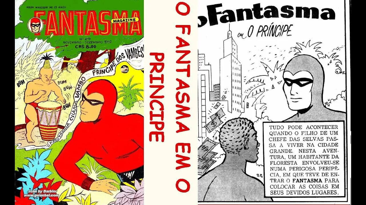 O FANTASMA 29 EM O PRINCIPE #gibi #comics #quadrinhos #hitorieta #museusogibi