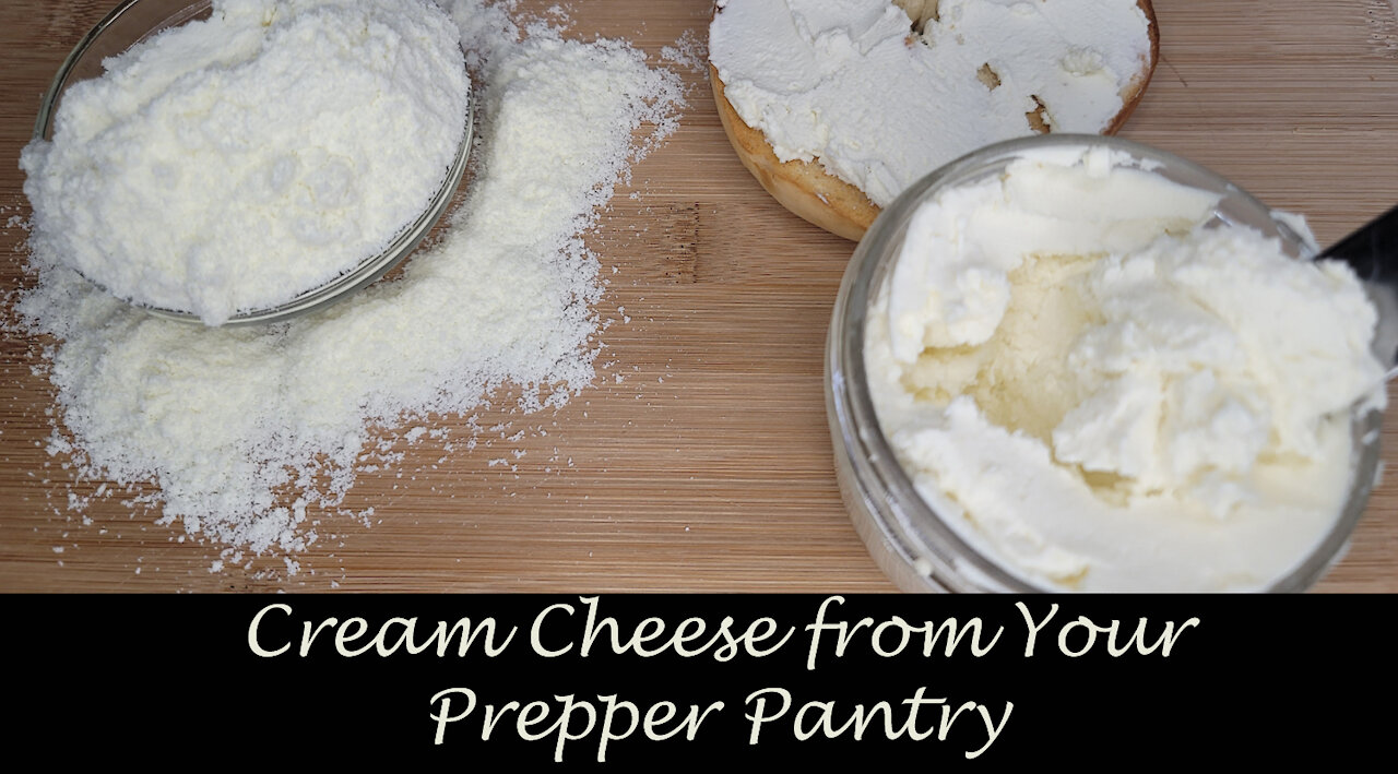 Cream Cheese from Powdered Milk ~ Cooking from your Preps