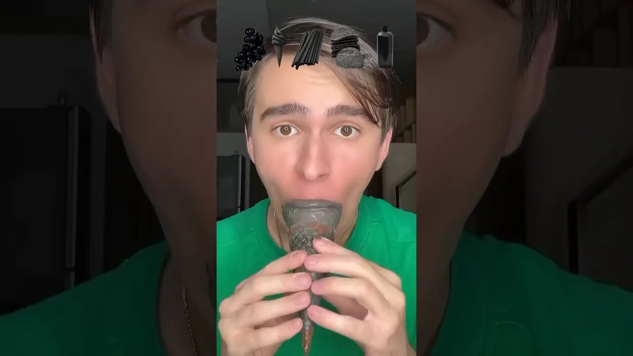 This Chocolate Ice Cream Looks Crazy! 😜