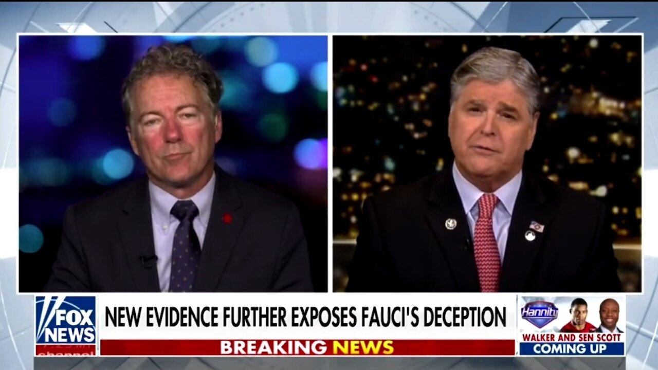 Sen Rand Paul: All Evidence Points Towards COVID Coming From Wuhan Lab
