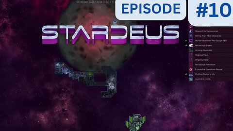 Let's Play Stardeus! EP 10 | Cryptocurrency Mining & 1 million Credits!