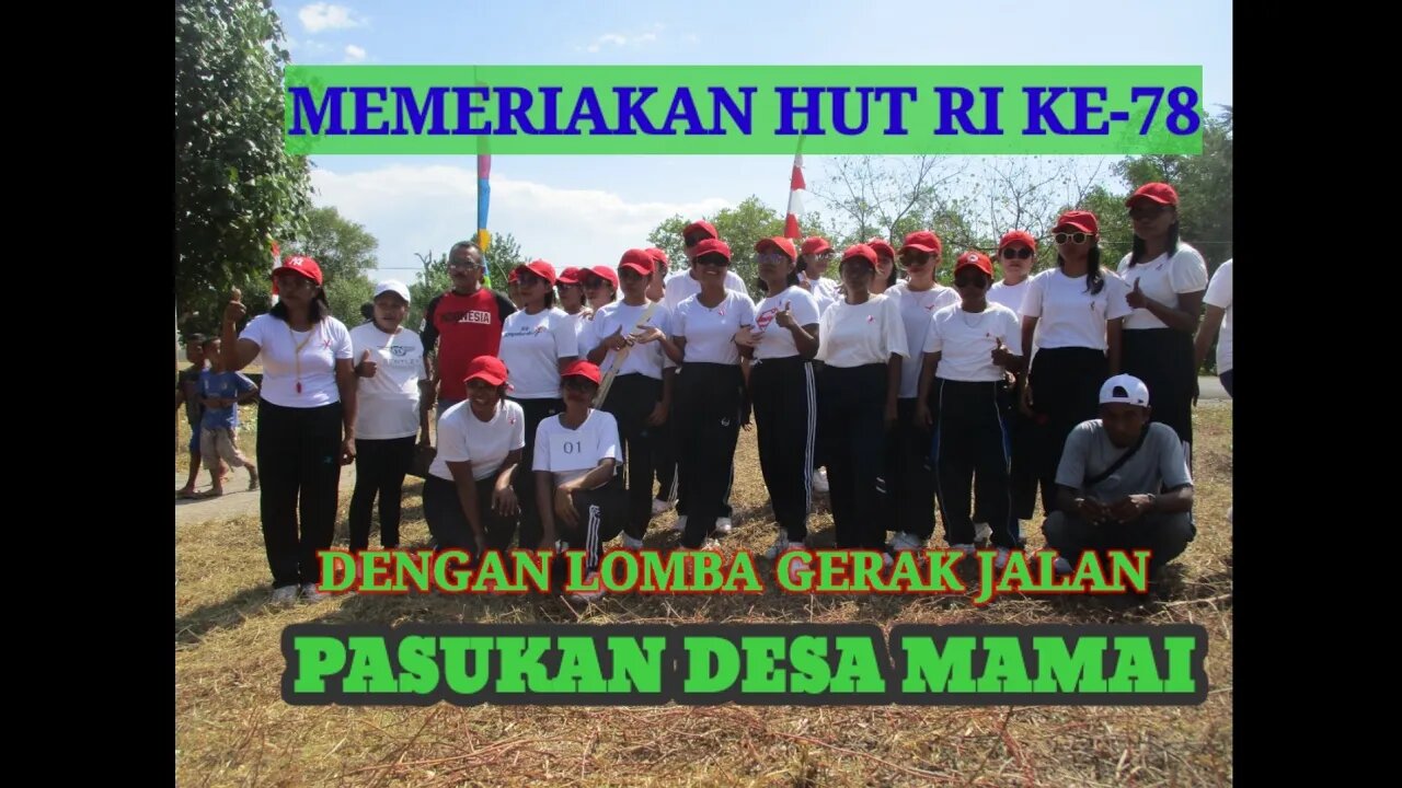 TIM GERAK JALAN DESA MAMAI