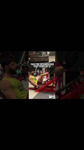 NEW LEG PRESS VARIATION #shorts