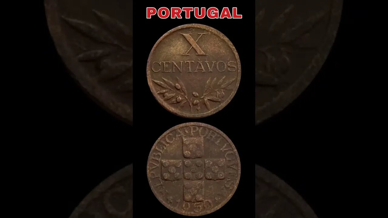 Portugal 10 Centavos 1950.#shorts #coinnotesz