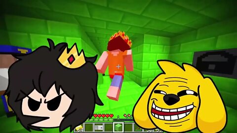SALVANDO A TROLLINO DE LA PRISI DE SLIME EN MINECRAFT MAPA MINECRAFT SLIME ESCAPE