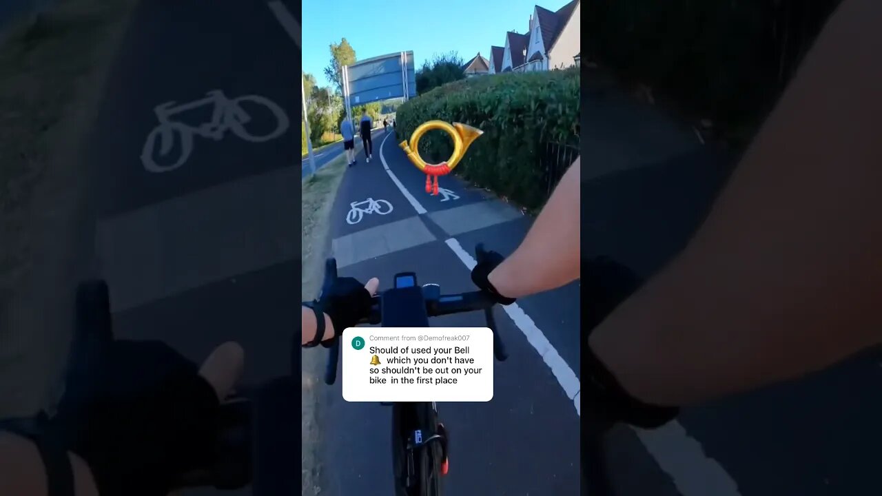 Cycle Lane 🚴You don’t need a bike bell in the UK 👍