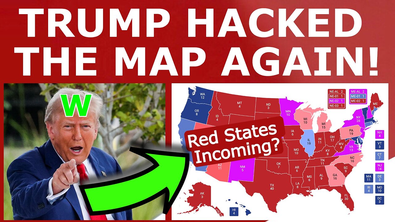 Donald Trump Is Turning DEEP BLUE States RED!