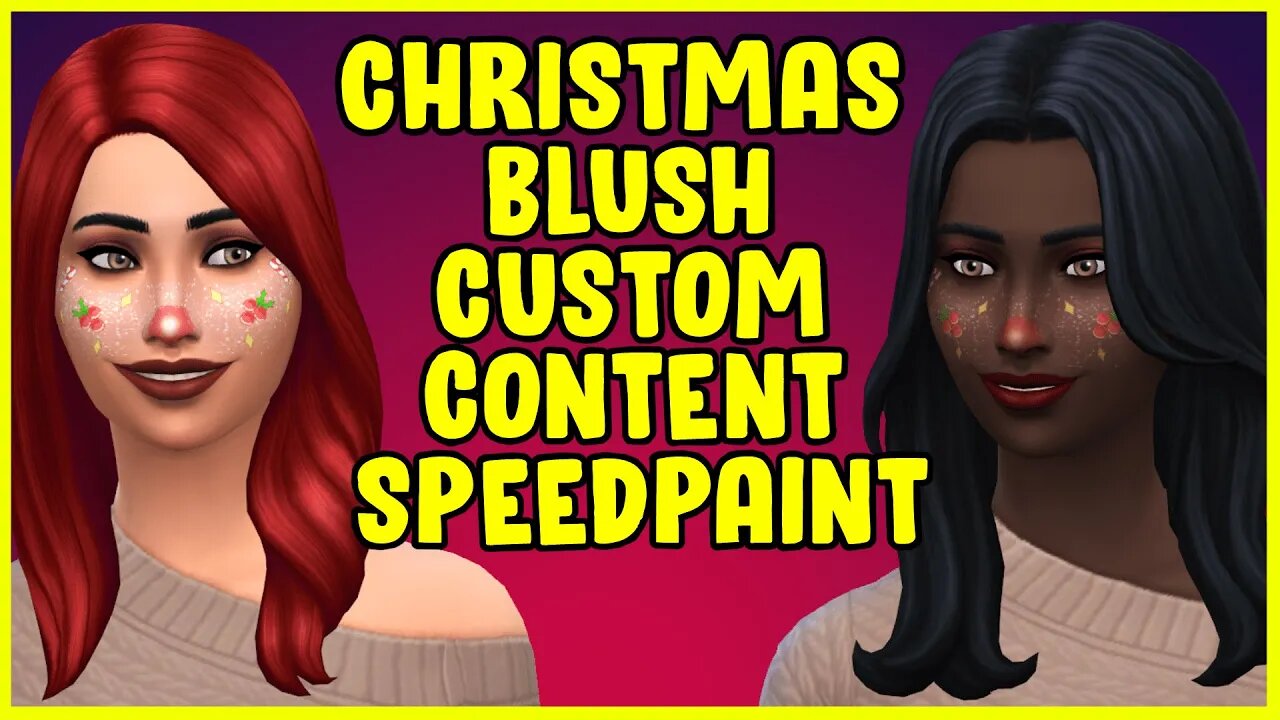 Sims 4 Custom Creation - Christmas Blush