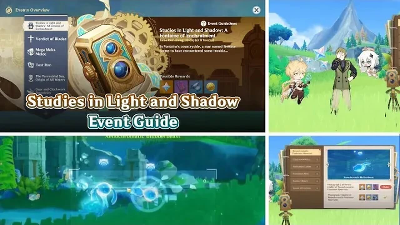 Studies in Light and Shadow: A Fontaine of Enchantment ||Day 1, Day 2 and Day 3|| Guide Speed Run.