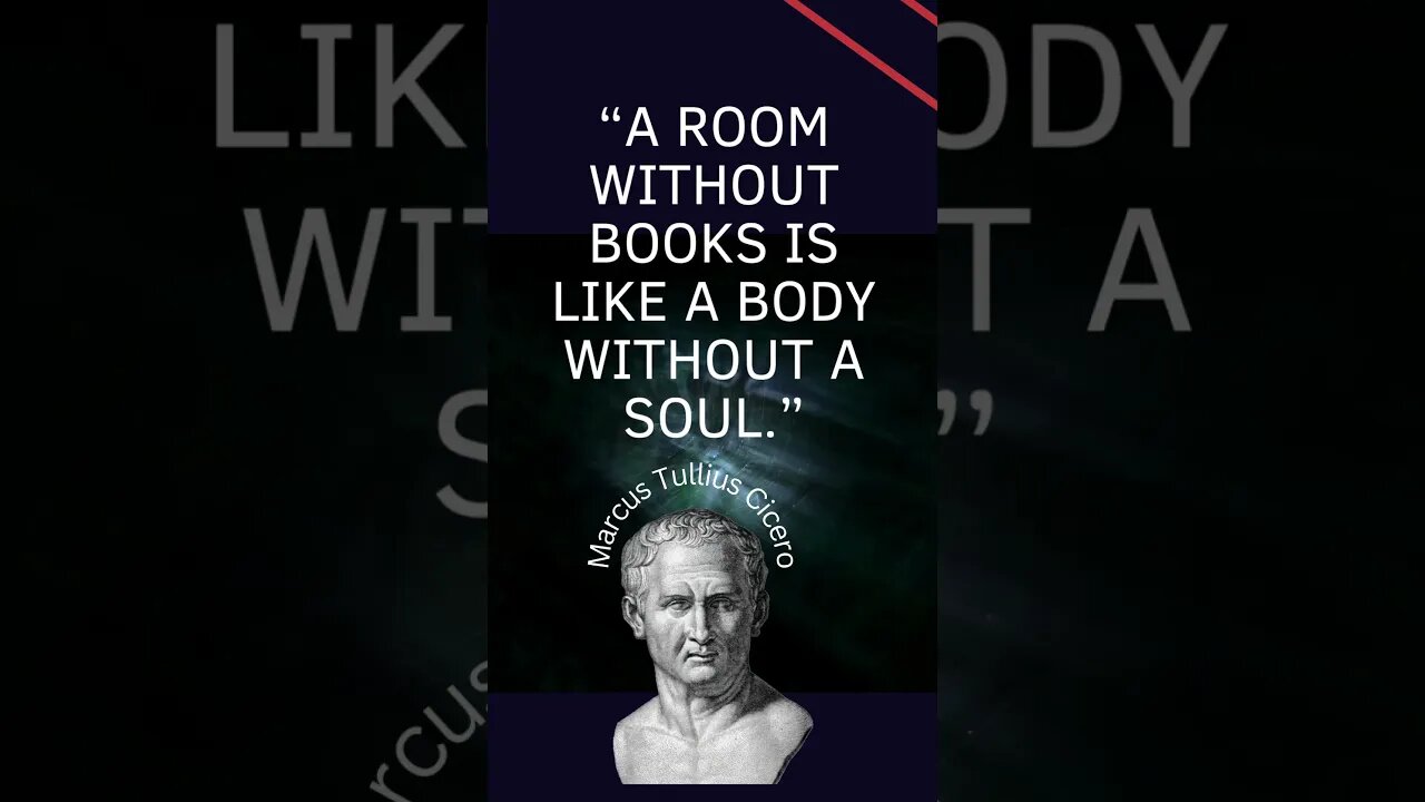 “A room without books is like a body without a soul ” #shorts #quotes