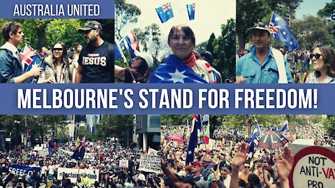 Melbourne Freedom Rally - Australia's STAND for democracy.