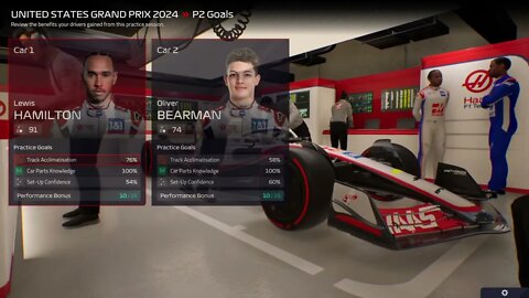 F1 Manager 2022 Season 3 Team Haas Race 19