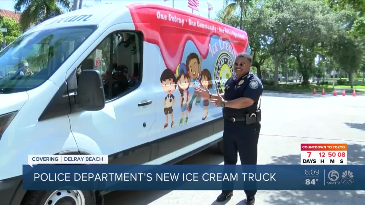 Delray Beach police have new ice cream truck to help connect with community