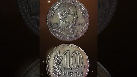 Argentina 10 Pesos 1977. #shorts #viral #coinnotesz