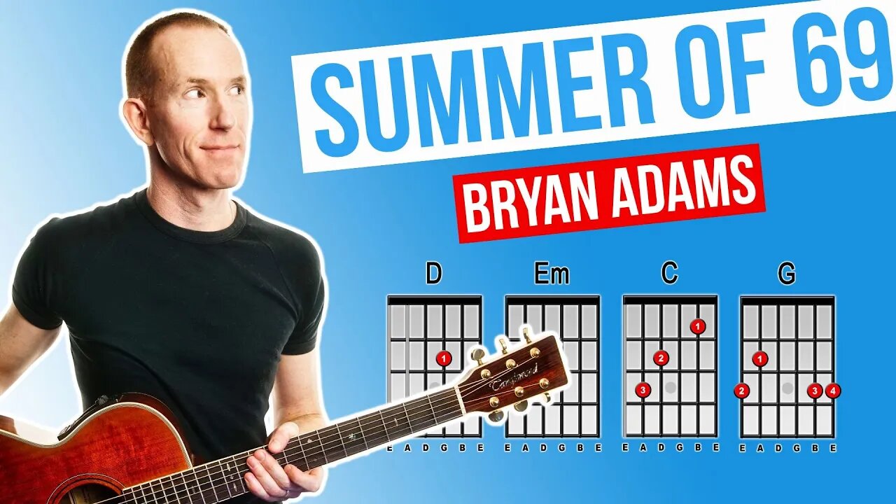 Summer Of 69 ★ Bryan Adams ★ Acoustic Guitar Lesson [with PDF]