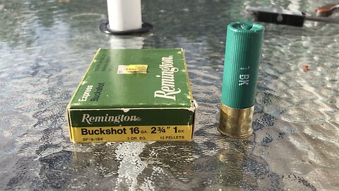 Remington 16 Gauge 12 Pellet #1 Buck - Breakdown (Older Box)