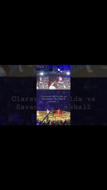 Claressa Shields vs Savannah Marshall round 5 #shieldsmarshall
