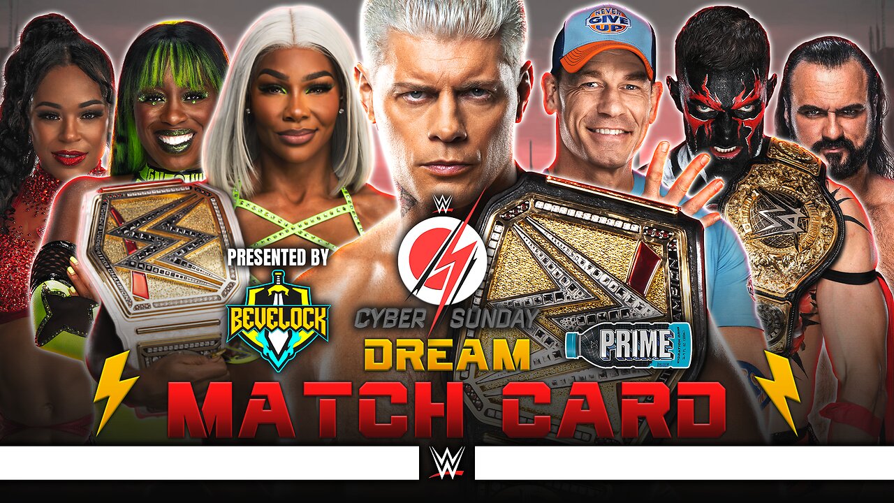 WWE Cyber Sunday 2024 - Dream Match Card [v2]