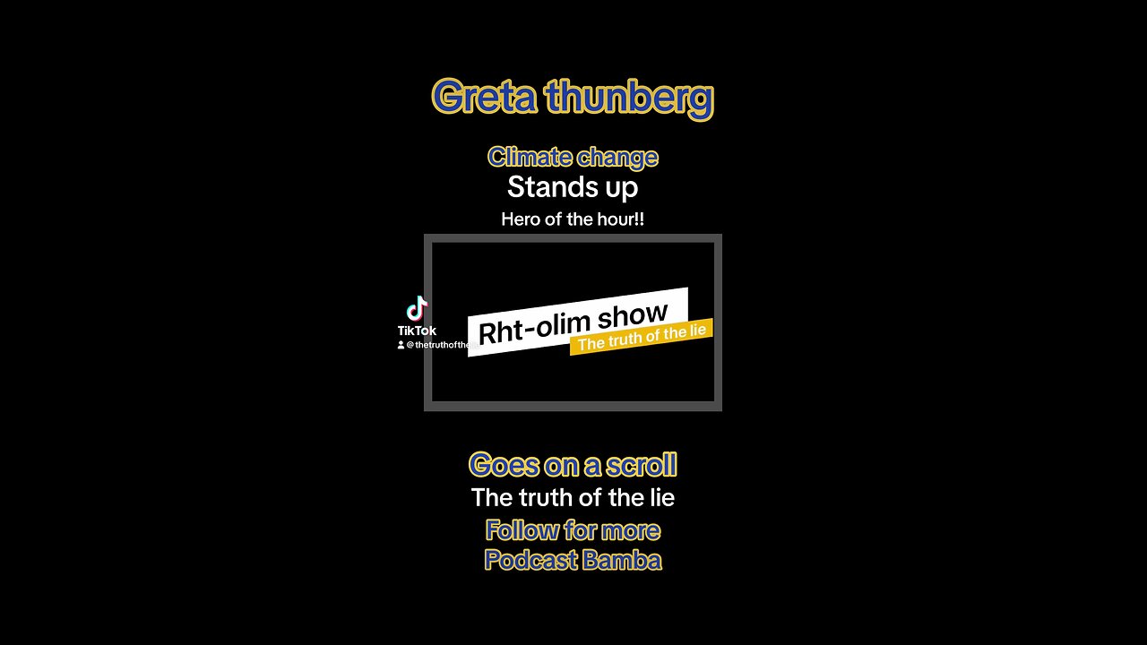 Greta thunberg wants attention