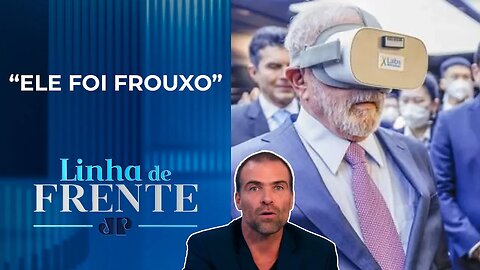 Lula apaga foto com óculos de realidade virtual de marca chinesa I LINHA DE FRENTE