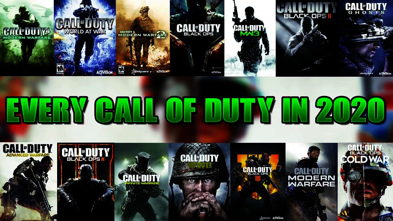 I played every Call of Duty Multiplayer in one video in 2020..