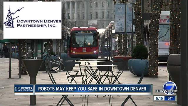 Robots may keep you safe in downtown Denver