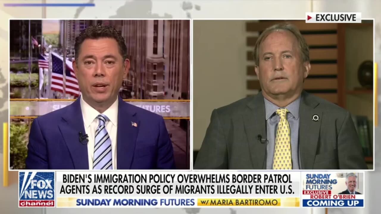 Texas AG Ken Paxton Accuses Biden Admin of Aiding & Abetting Cartels with the Open Border