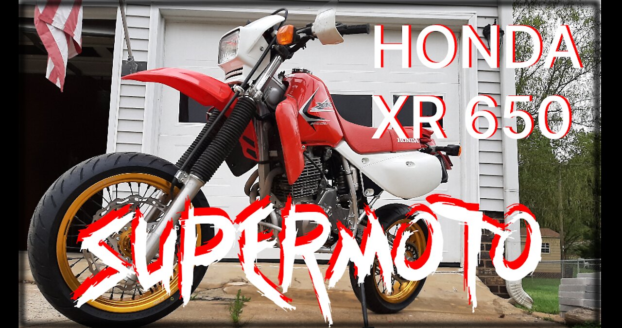 Honda XR650L SuperMoto Conversion