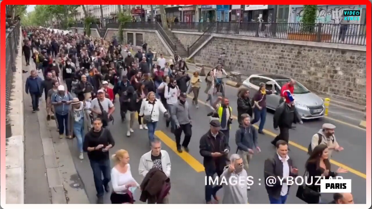 Citizens From All Over France March for Freedom and Protest Against Mandatory Vaccination - 2437