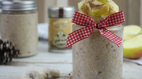 Vanille-Kipferl Overnight Oats