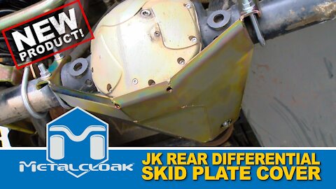 Introducing the MetalCloak Rear Differential Skid Plate For the JK Wrangler