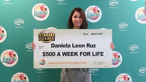 18-year-old girl claims $500 A Week For Life top prize from Florida Lottery scratch-off game