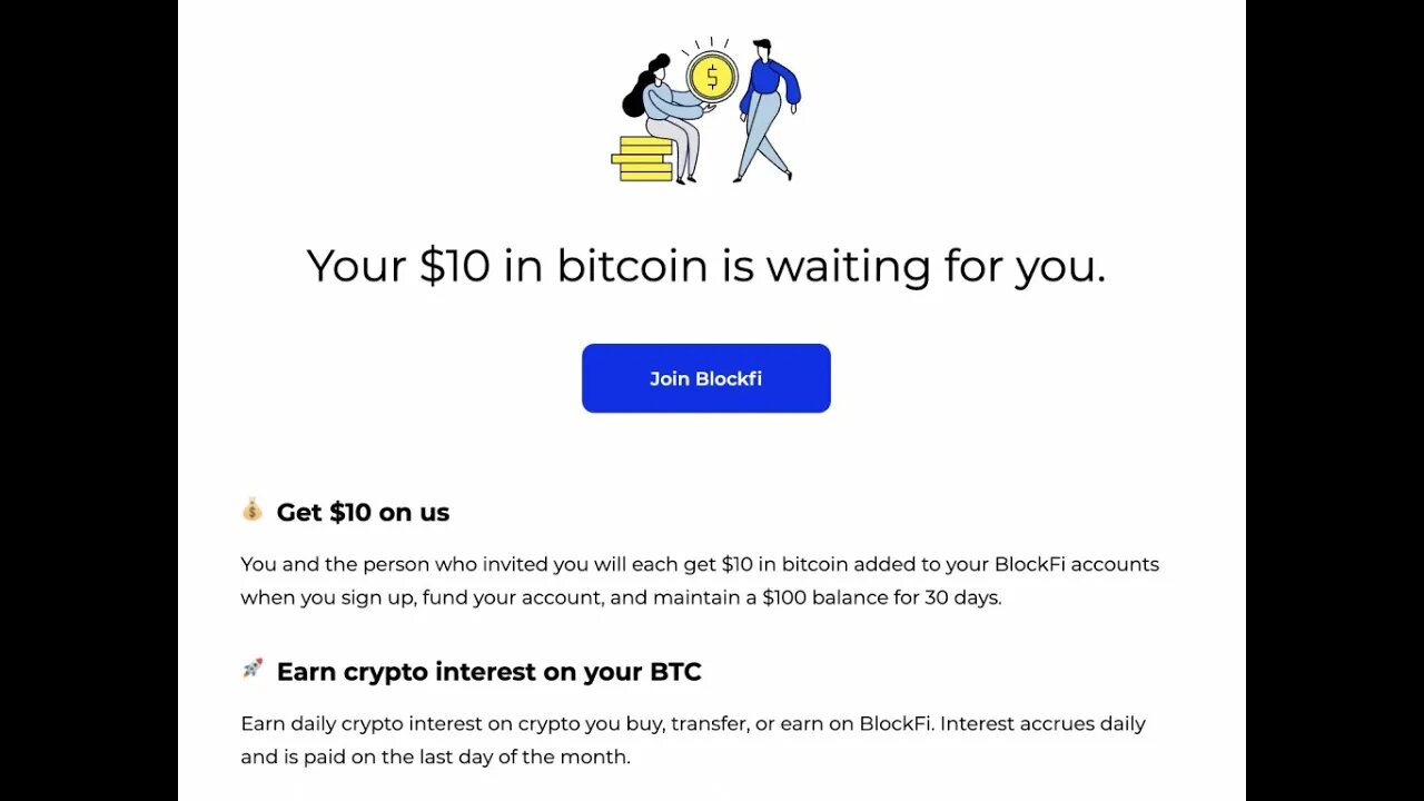 Earn $10 per referral with BlockFi