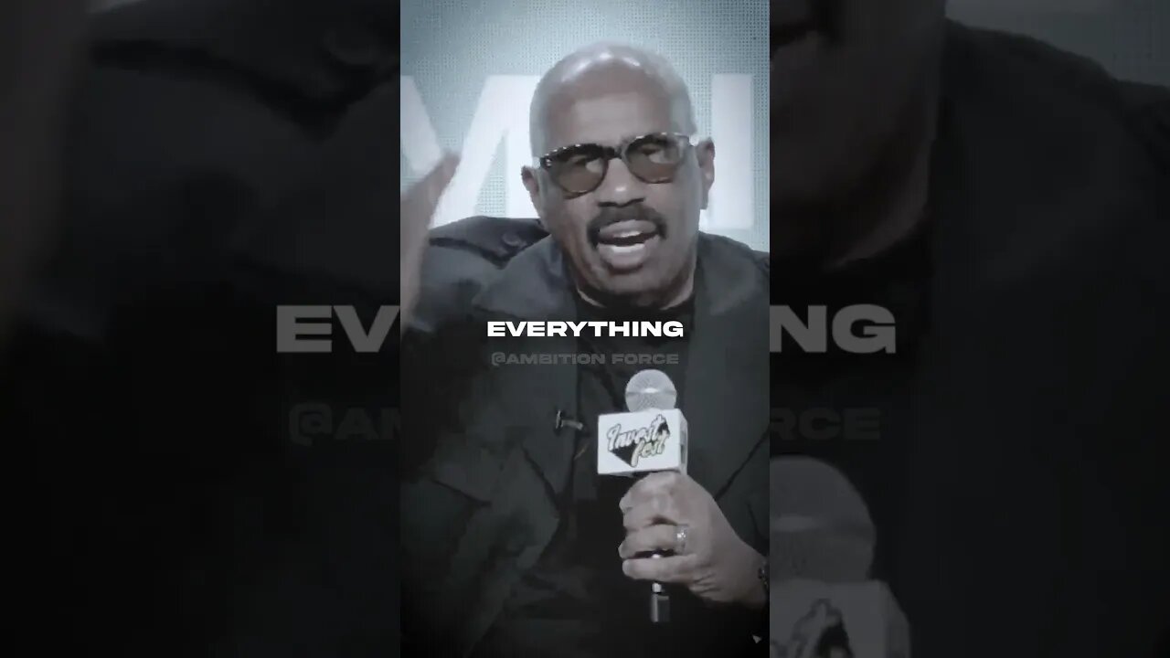 Steve Harvey explains the secret to SUCCESS