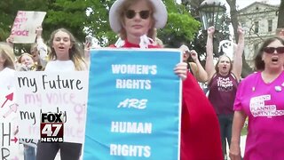 Women rally at State Capitol to Stop The Bans On Abortions