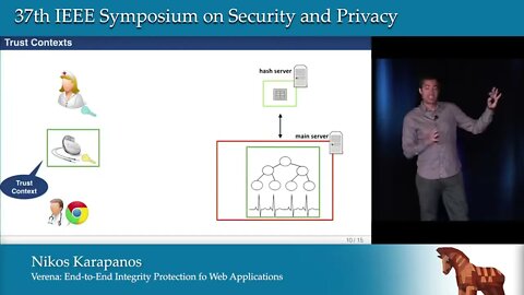 Verena End to End Integrity Protection for Web Applications
