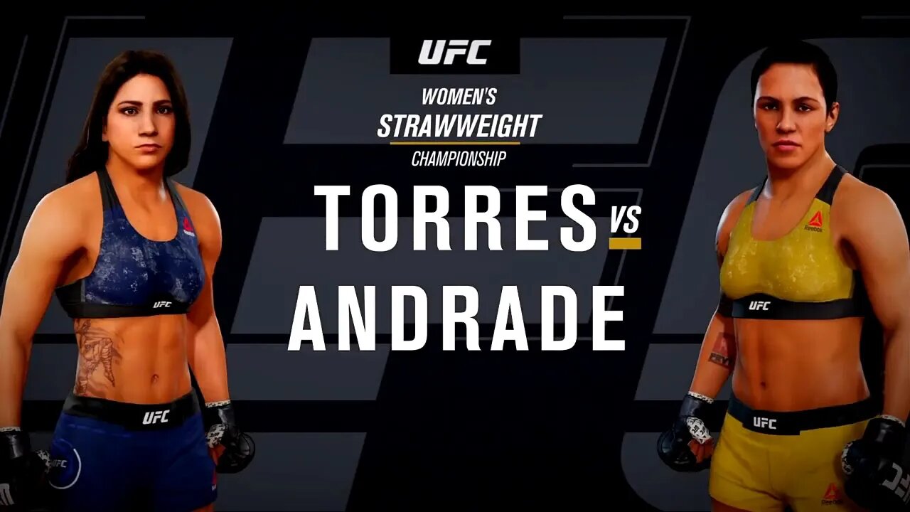 EA Sports UFC 3 Gameplay Jessica Andrade vs Tecia Torres