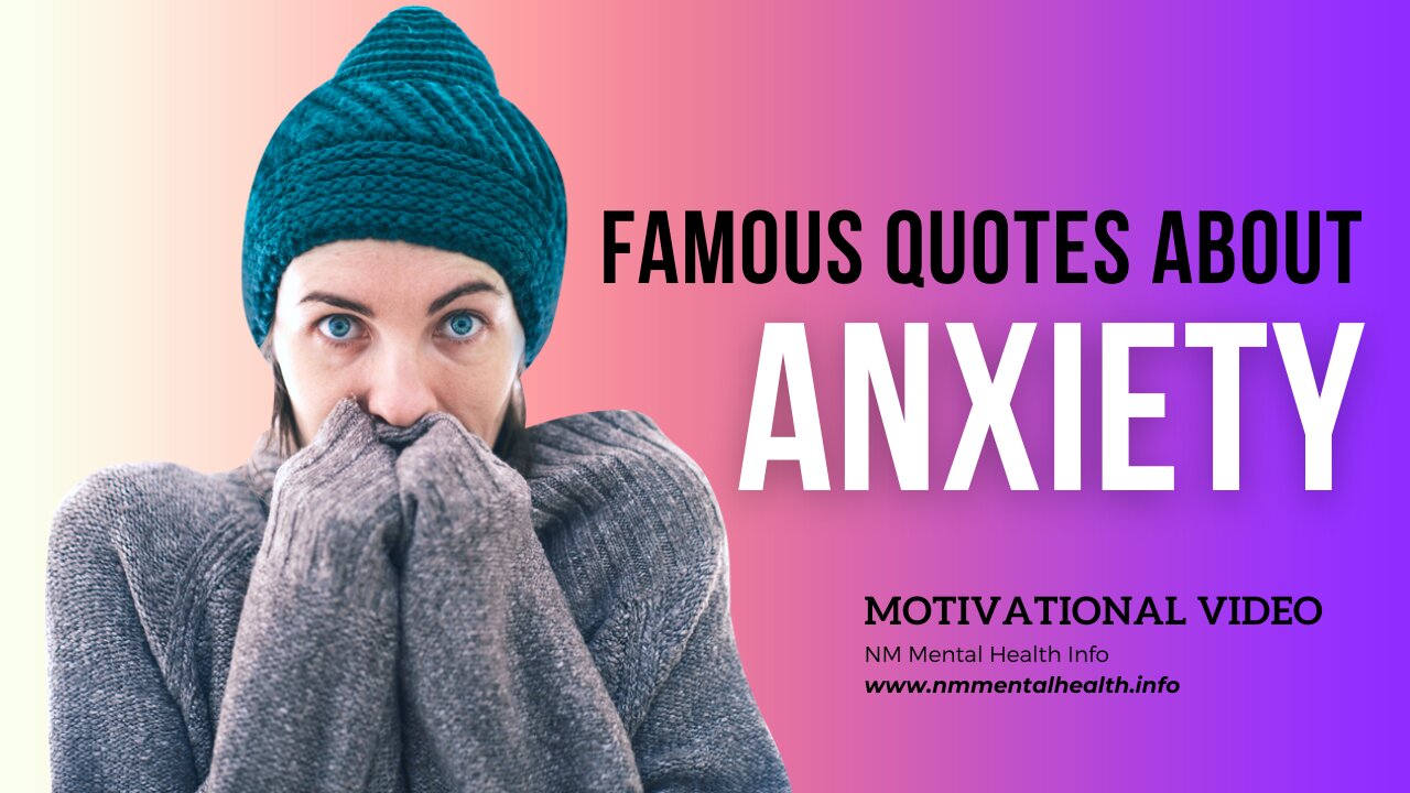 Anxiety Attack Quotes by Nm Mental Health Info | Motivational Video