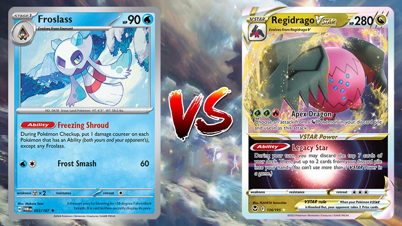 Pokemon TCG Live Frosslass Hisuian Braviary VS Regidrago VSTAR!!