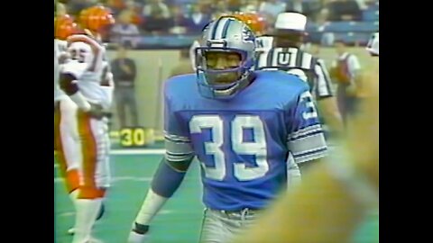 1986 Cincinnati Bengals at Detroit Lions